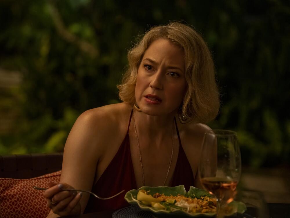 Carrie Coon in<em> The White Lotus</em>