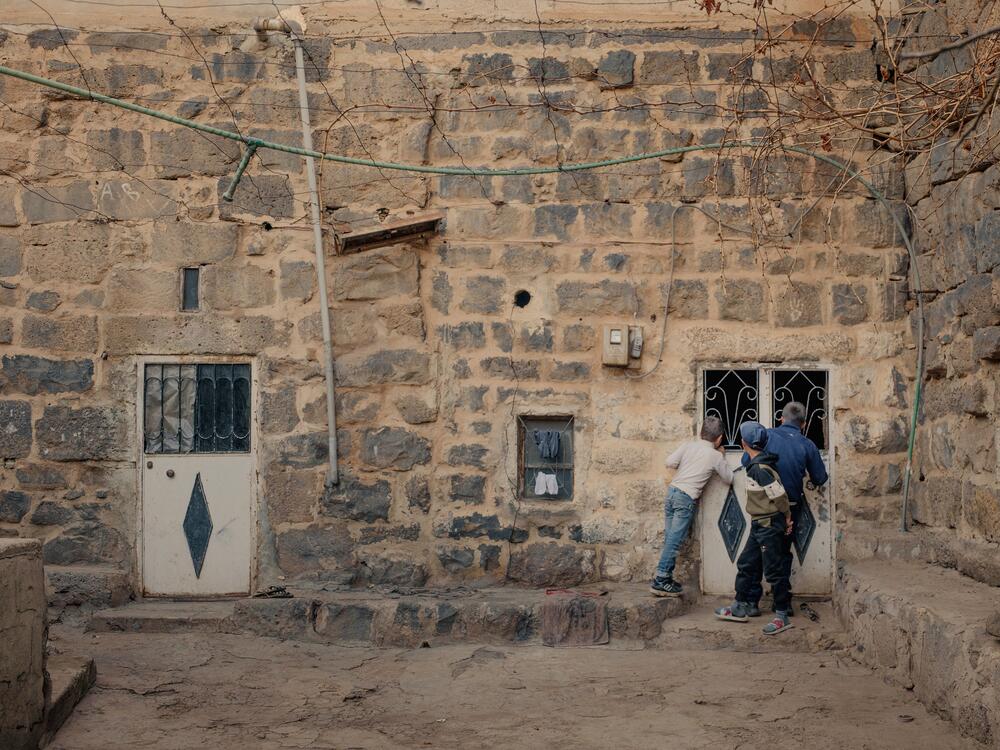 A 60-year-old Druze woman says, in a past life, this was the house she believes she grew up in before being killed.