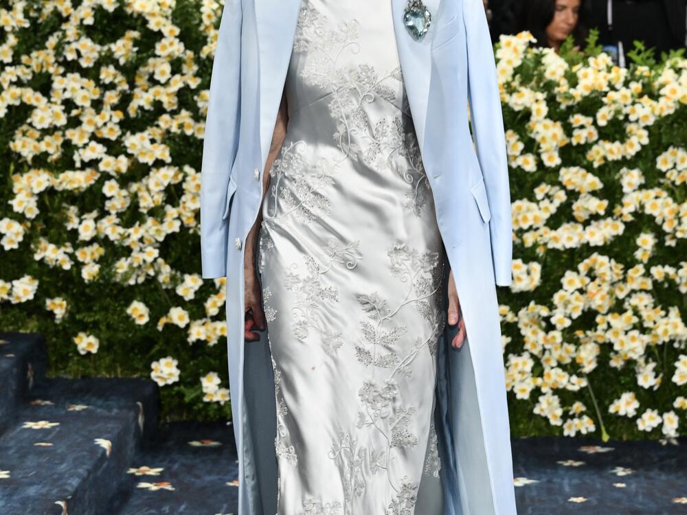 Vogue Editor-in-Chief Anna Wintour arrives at the 2025 Met Gala.