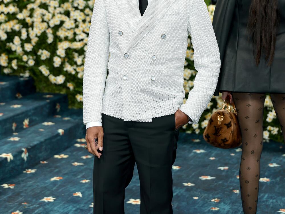 Pharrell Williams attends the 2025 Met Gala.