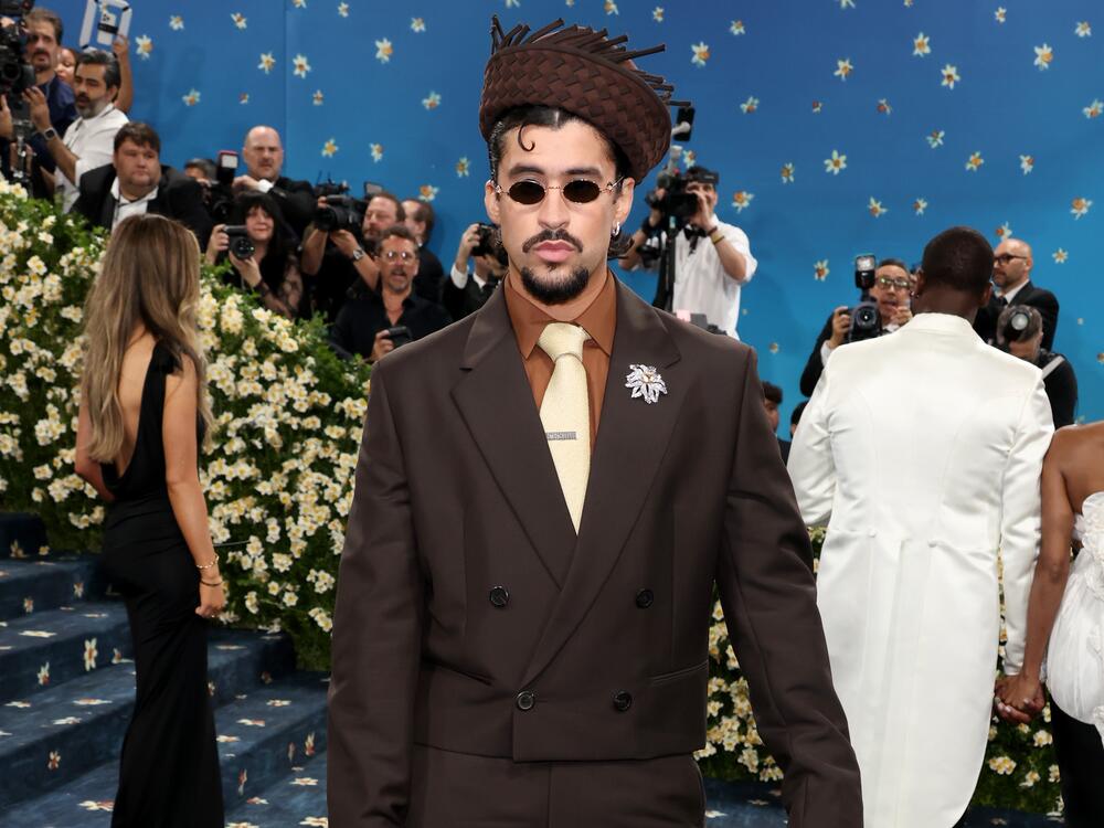 Bad Bunny attends the 2025 Met Gala.