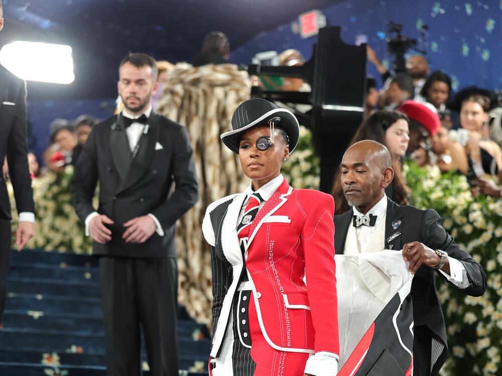 Janelle Monáe attends the 2025 Met Gala.