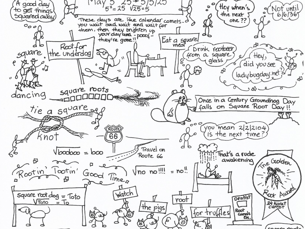 Linda Gordon draws cartoons for <a href=