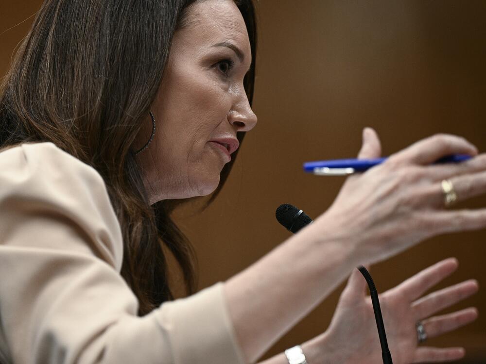 Secretary of Agriculture Brooke Rollins testifies on Capitol Hill in Washington, D.C., on May 6, 2025.