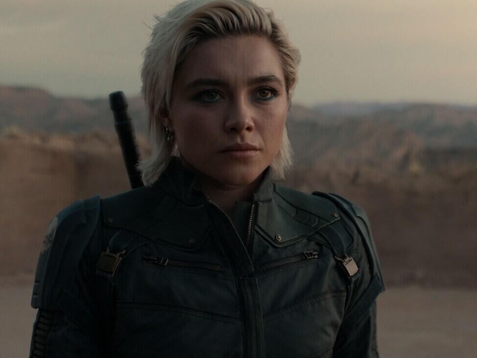 Florence Pugh plays Yelena Belova in <em>Thunderbolts*</em>.