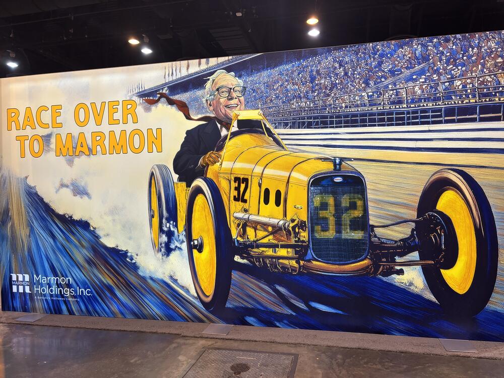 Warren Buffett has built Berkshire Hathaway into one of the world's largest companies. At its annual shareholder meeting in Omaha, Neb., companies owned by Berkshire, including Marmon, use Buffett's image to advertise their products to his shareholders.