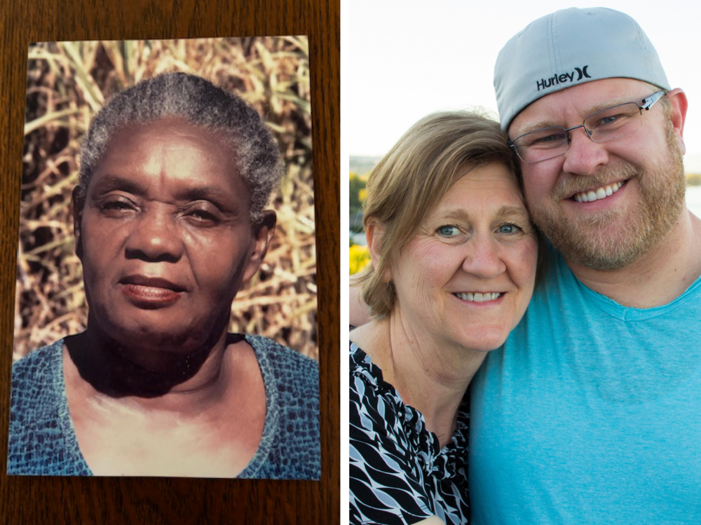 Connie Walton (left); Carmelia 