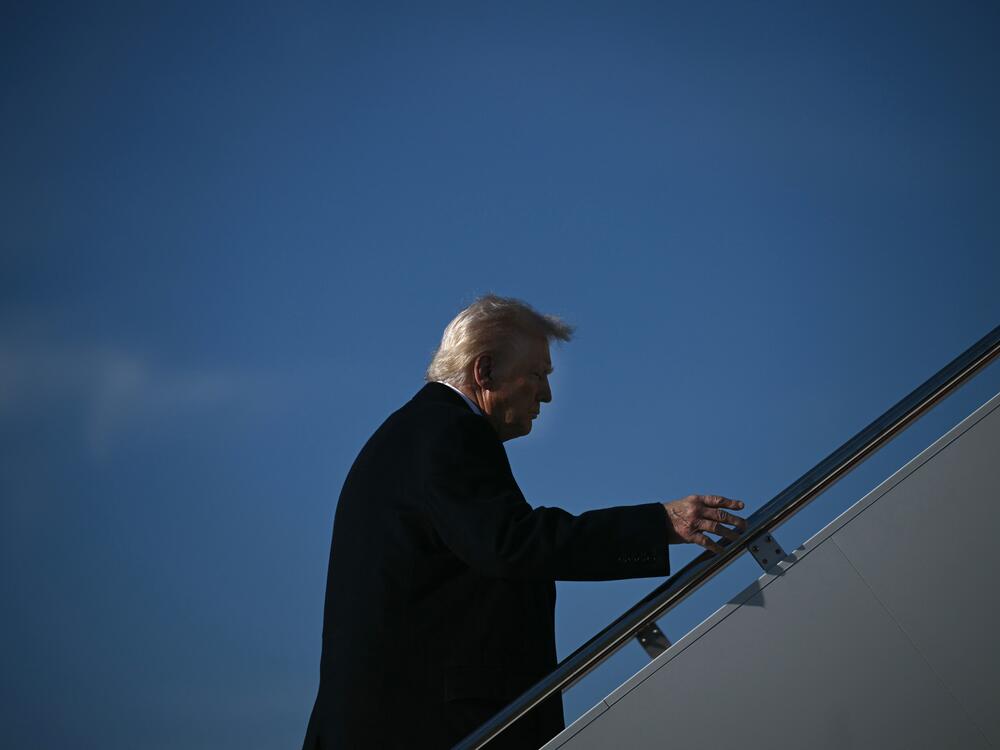 President Trump, seen here boarding Air Force One Joint Base Andrews on March 21, is said to have been offered a new plane by Qatar.