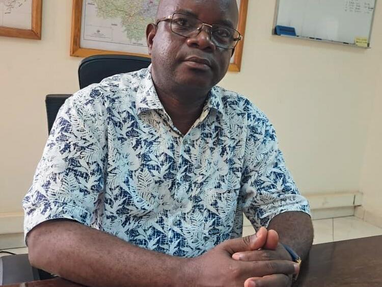 Dr. Geoffray Kakesi Mambweni runs the Alliance for International Medical Action program in Mali. The nonprofit group received a $2.5 million contribution from a Boston-based foundation to sustain their work combating acute malnutrition. He says, 