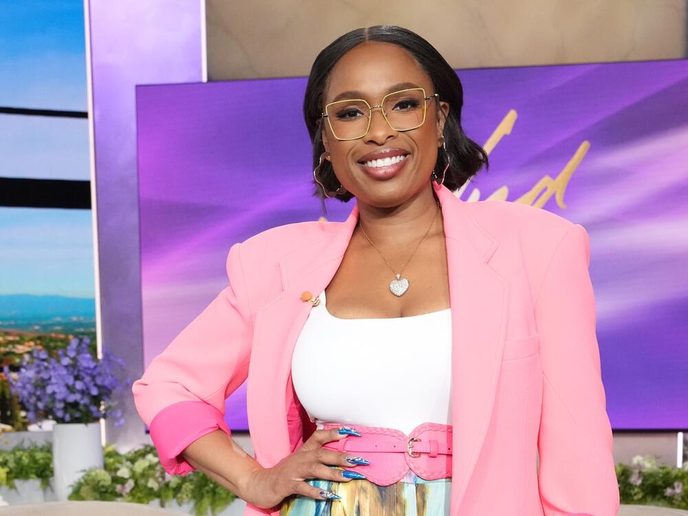 Jennifer Hudson on the set of <em>The Jennifer Hudson Show.</em>