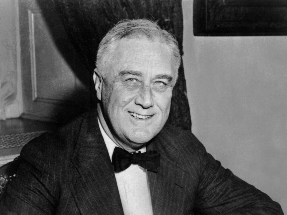 President Franklin Delano Roosevelt circa 1930 at the White House. In the 1930s, FDR's 