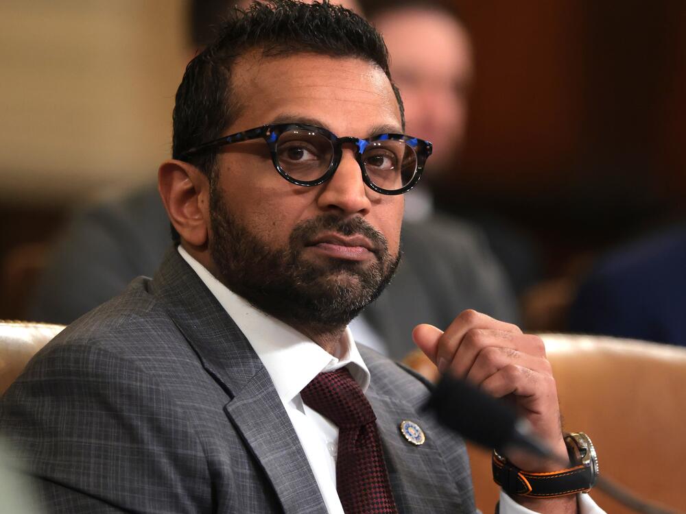 FBI Director Kash Patel faced questions from Senate Democrats over his prior appearances on a podcast hosted by Stew Peters, who has been criticized for his antisemitic remarks.