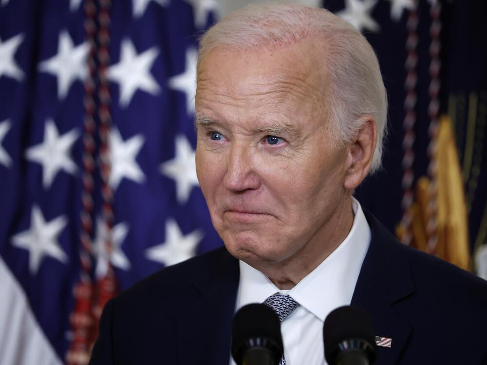 Then-President Joe Biden, pictured during a White House ceremony in January 2025, has been diagnosed with what his office calls an 