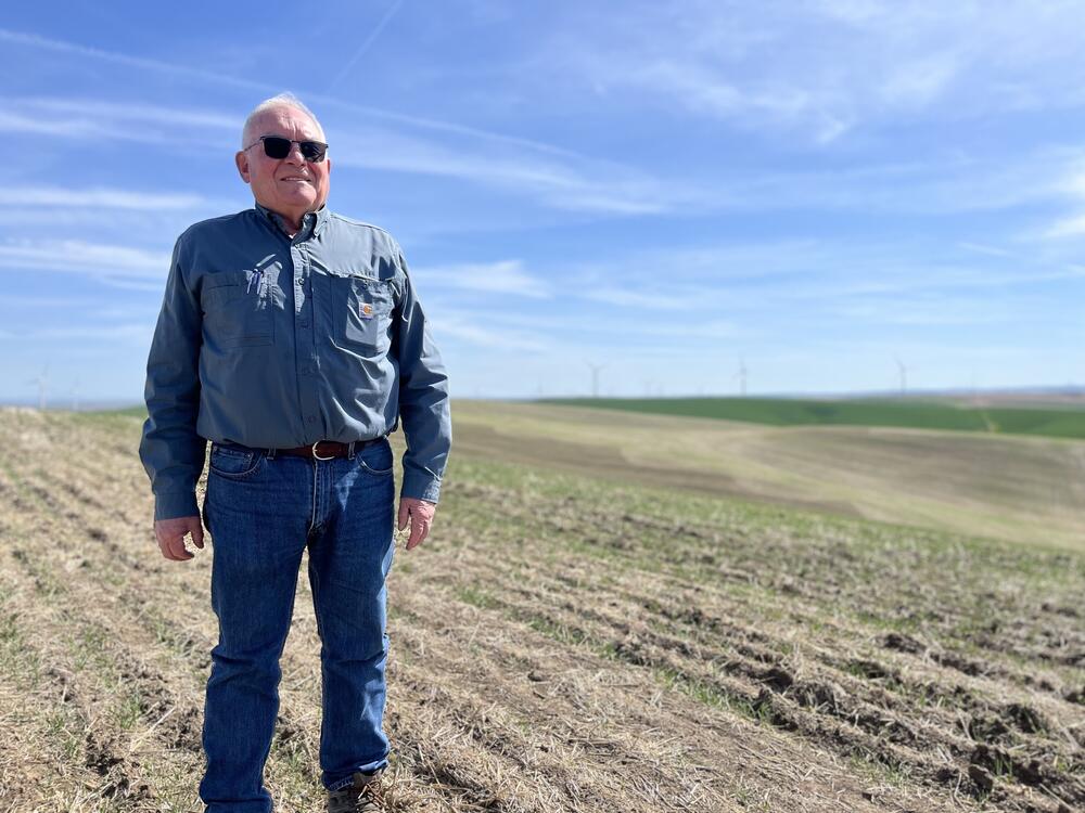 Jim Moyer's great grandfather first started growing wheat in eastern Washington in the 1890s. The farm has been in the family ever since.