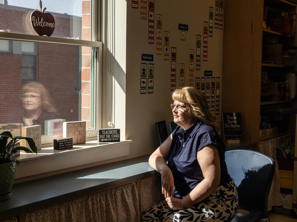 Barbara Welch, a former classroom teacher, currently coaches other teachers and roves through classrooms to work with students. Her position is completely funded by Title I, a federal grant.