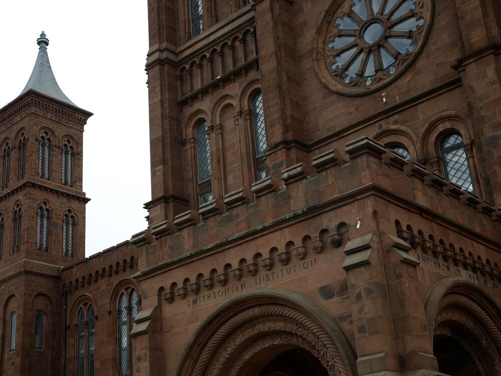 The Smithsonian Institution Building on the National Mall is seen on March 28 in Washington, D.C. The organization is the target of an order from President Trump that seeks to restore 