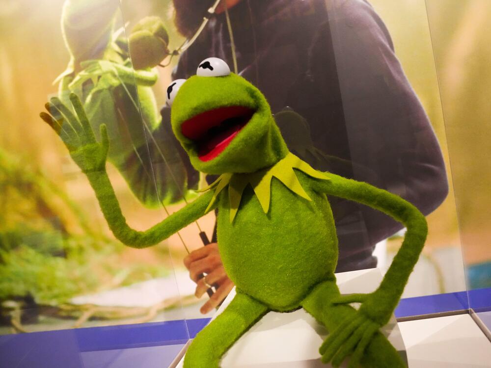 FILE - Kermit the Frog, who was created and originally performed by Jim Henson as a main character on 