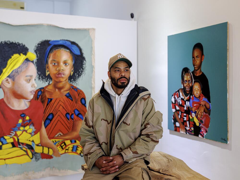 Ace Rice recently opened the PLOT Gallery at the square. He says he wants to use art to uplift his neighborhood.
