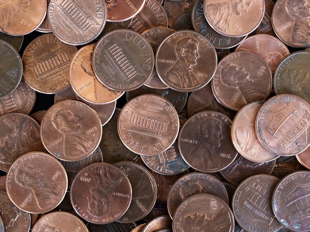 The Treasury Department has ordered its last delivery of blank pennies. Once that's exhausted, the federal government will stop minting the one-cent coins, which each cost nearly four cents to produce.