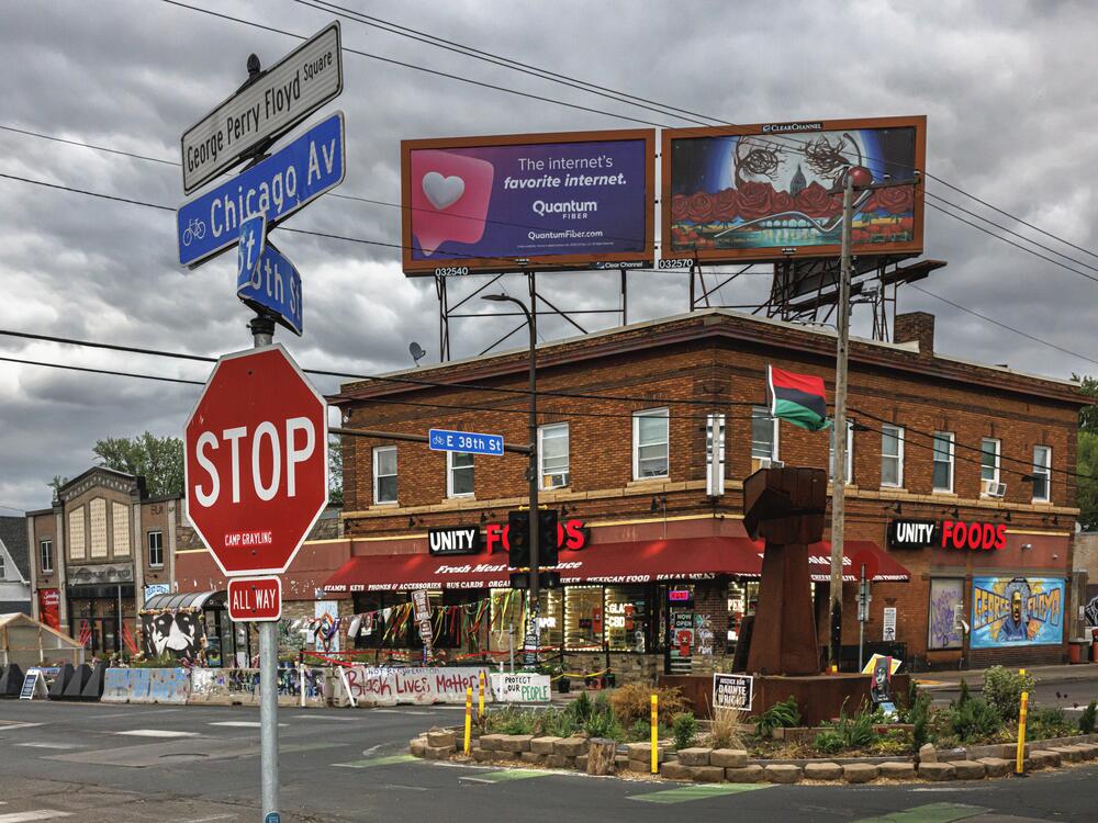 The intersection where a Minneapolis police officer murdered George Floyd has an uncertain future. The memorial site has become a meeting place for activists, but some businesses say the corner is trapped in time.