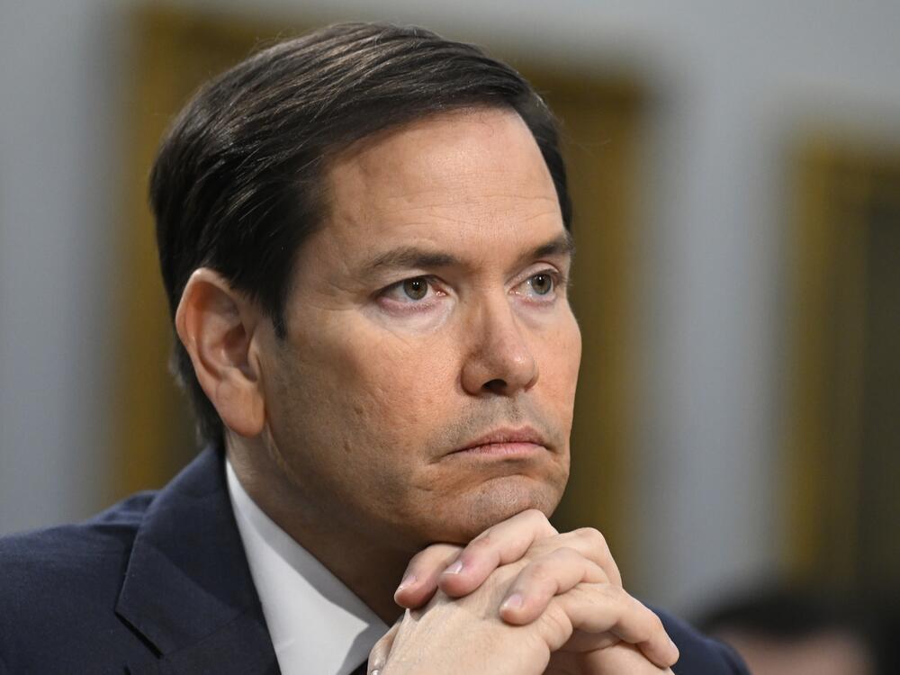 Secretary of State Marco Rubio testifies on Capitol Hill on Wednesday. The National Security Council has seen its influence shrink in Trump's second term as the president increasingly relies on Rubio and other administration officials for foreign policy advice.