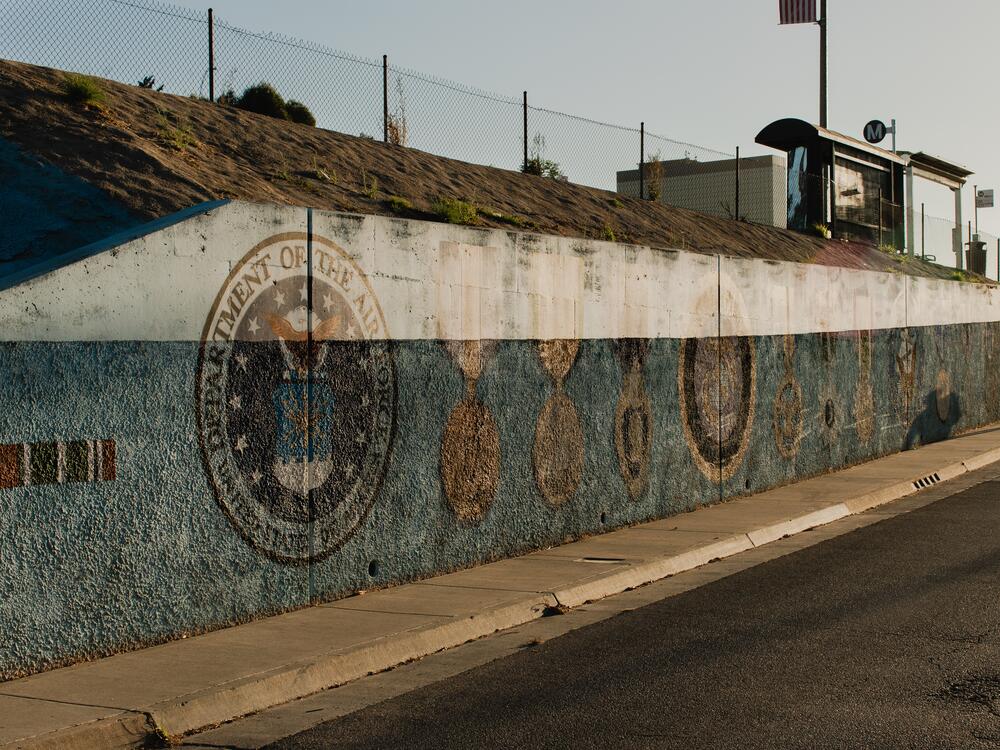 A mural dedicated to veterans near the campus of the West Los Angeles Veterans Affairs Medical Center in October 2023.
