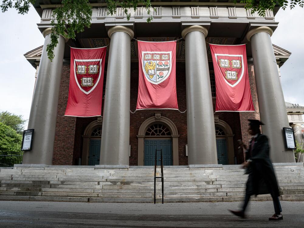 Harvard University's campus in Cambridge, Mass., pictured on Saturday, as students prepared to graduate.