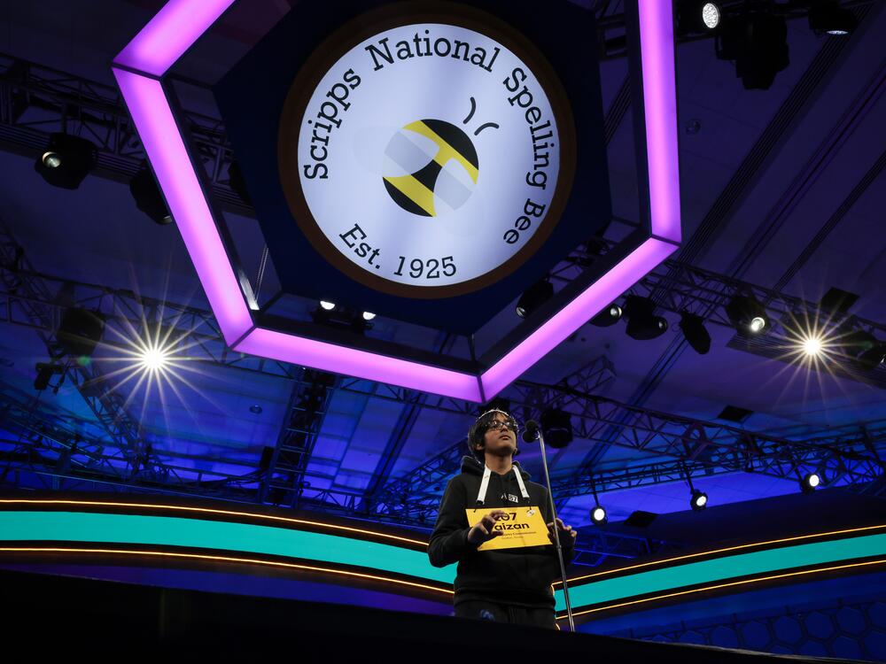 Faizan Zaki won the 2025 Scripps National Spelling Bee, held in National Harbor, Md.