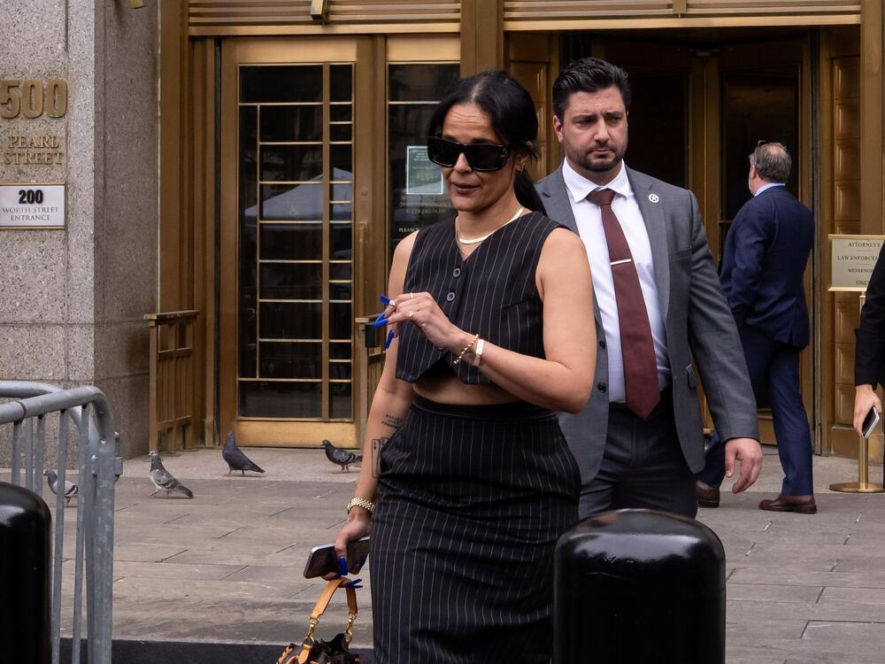 Capricorn Clark, a former employee of Sean Combs, leaves the Manhattan courthouse where she testified that Combs repeatedly threatened her and kidnapped her in during a series of events in 2011 that also involved Kid Cudi and Cassie Ventura, both of whom have also testified.