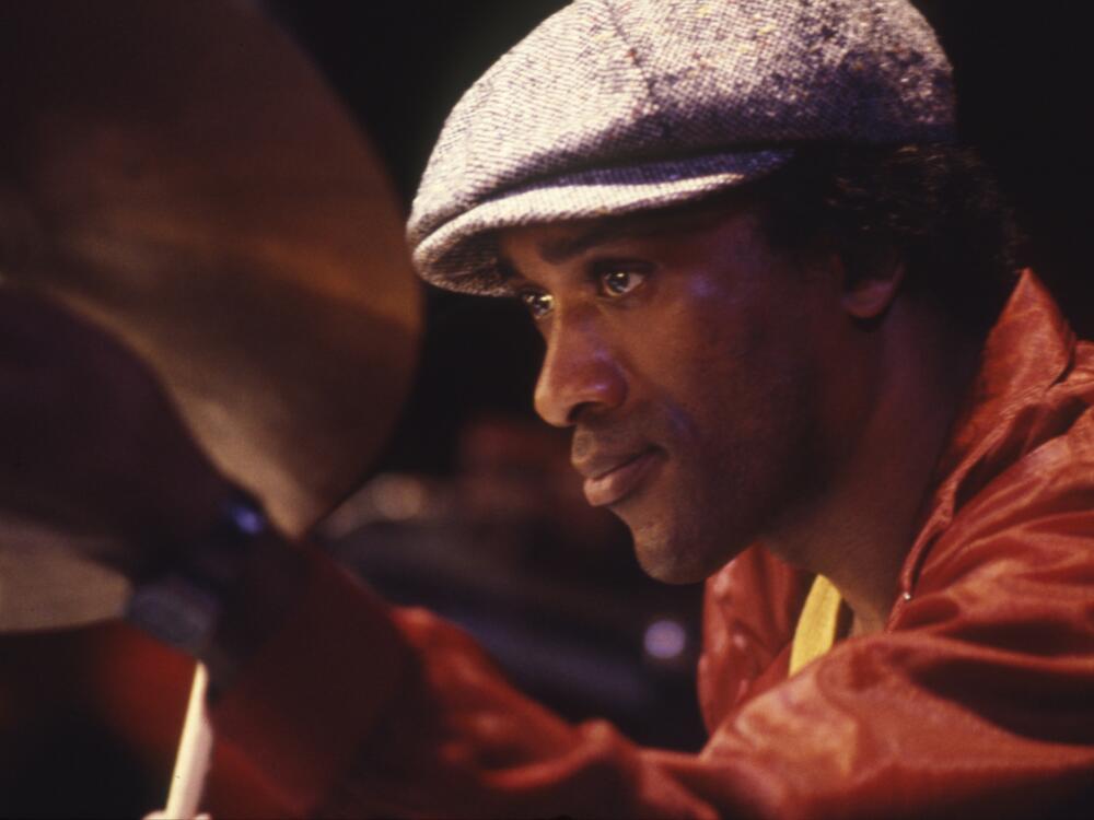 Jazz drummer Al Foster, photographed in Paris in 1980.