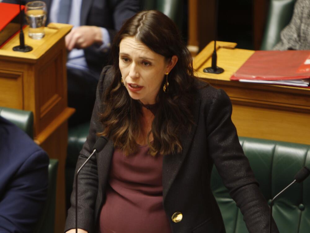 New Zealand's Prime Minister Jacinda Ardern addresses parliament in Wellington, New Zealand in May 2018. Ardern was the second world leader to give birth while holding office.