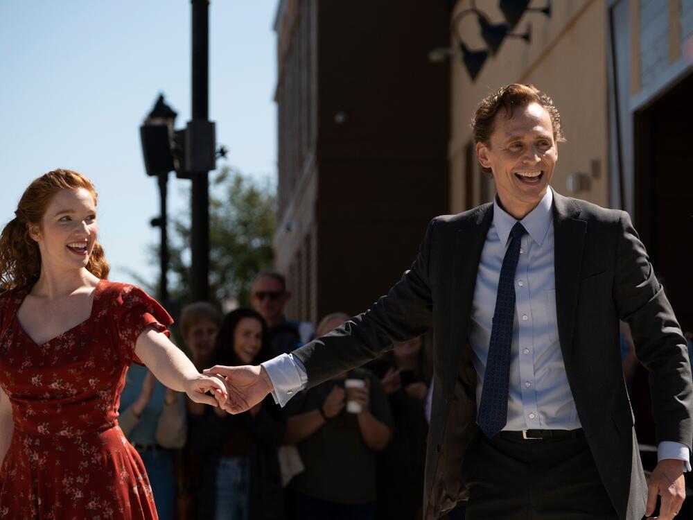 Tom Hiddleston and Annalise Basso play Chuck and Janice in <em>The Life of Chuck.</em>