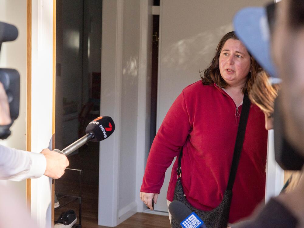 Erin Patterson, pictured at her home in Leongatha, Victoria, Australia, in August 2023. Three people died of death cap poisoning after eating a meal she had cooked the previous month.