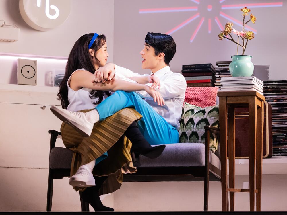 Helen J Shen and Darren Criss in <em>Maybe Happy Ending, </em>which won the Tony Award for Best Musical.<br>