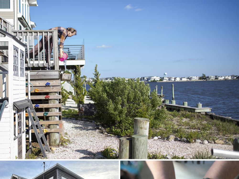 When Devecka-Rinear's great-grandfather bought the house nearly a century ago, it sat much lower to the ground. Now, the house is elevated nearly 13 feet above sea level.
