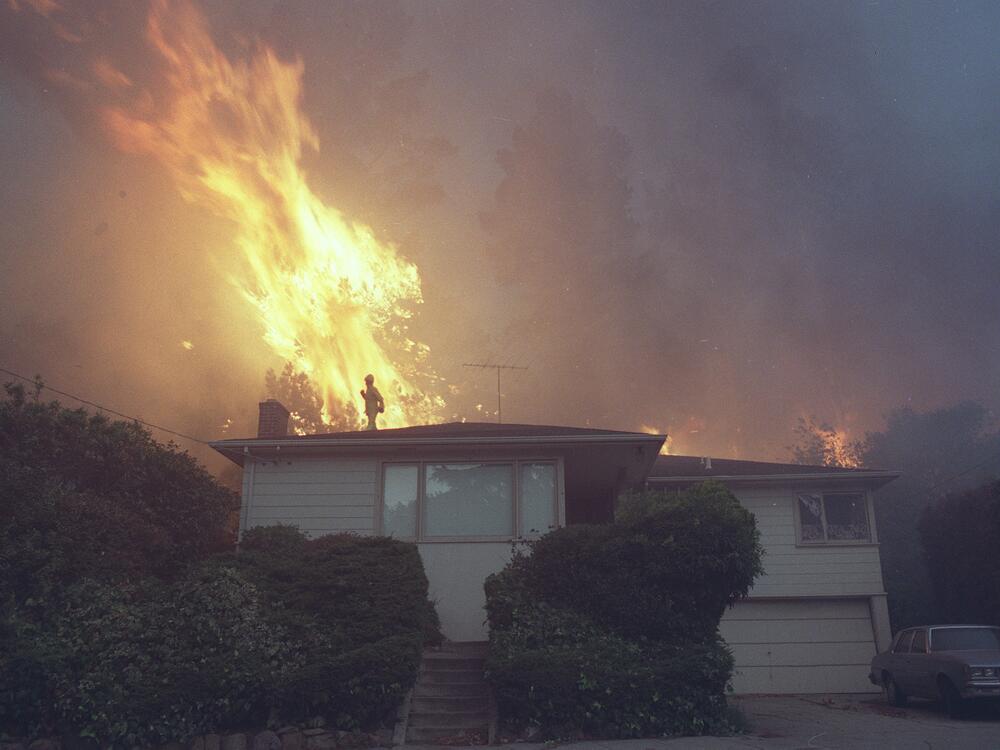 The 1991 Oakland Hills fire killed 25 people. Much of the housing in the area still has wood siding or other building materials that are prone to igniting and spreading fire.