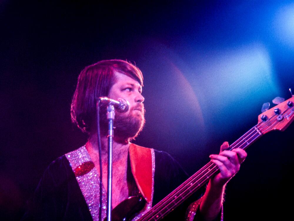 Brian Wilson performing in 1976