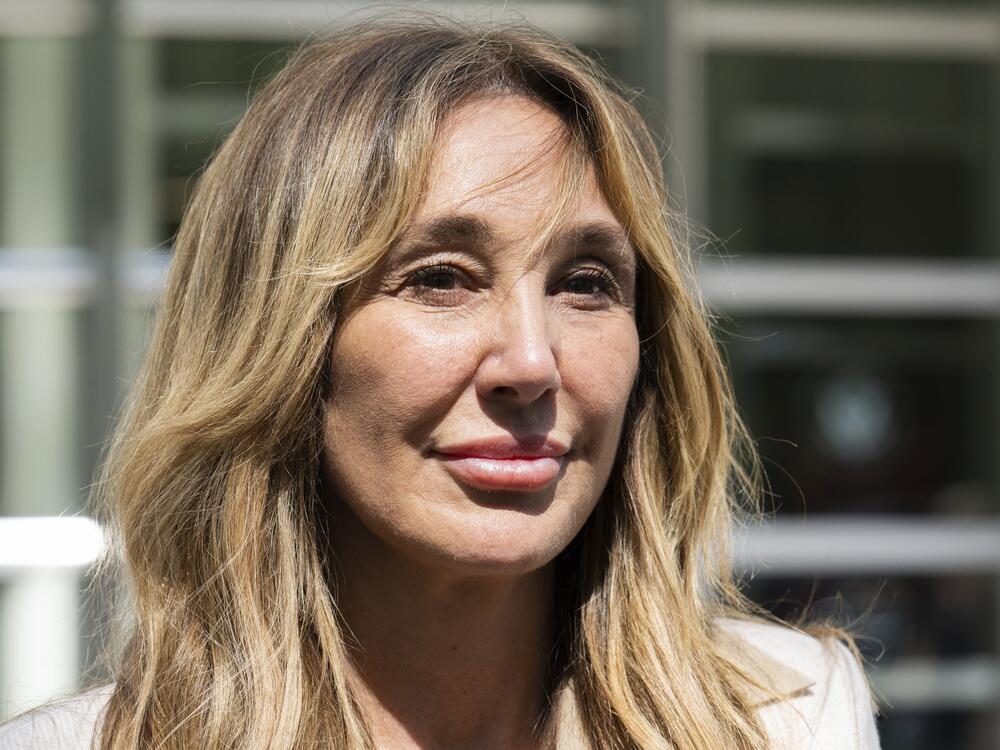 Nicole Daedone, founder and former CEO of OneTaste, departs Brooklyn federal court on June 13, 2023, in New York. Daedone and the company's former head of sales, Rachel Cherwitz, were convicted on forced labor conspiracy charges.