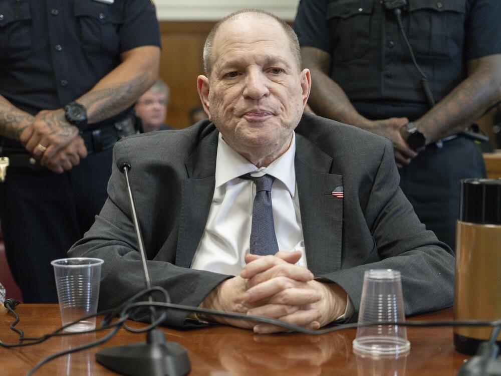 Harvey Weinstein appears in court in Manhattan for on Thursday, June 5, 2025.