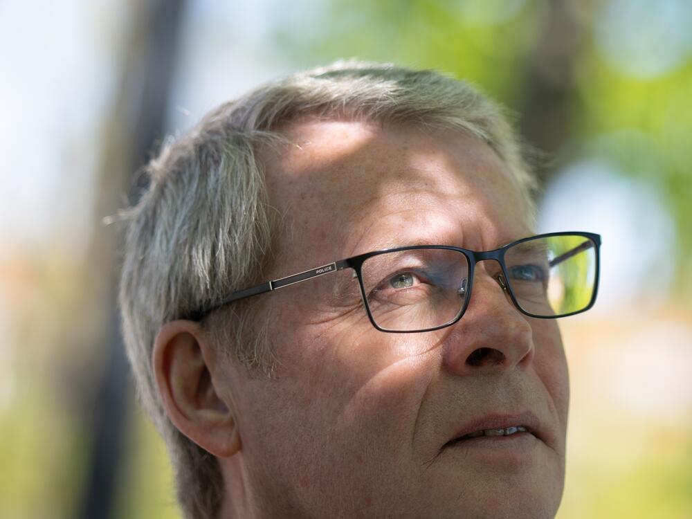 Jan Rasmussen, director of climate adaptation for the city of Copenhagen, pictured in Enghaveparken.