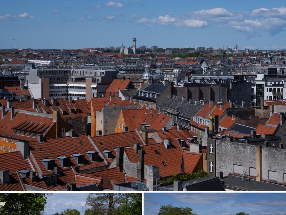 Top: Parts of Copenhagen were built centuries ago. Now the city is racing to adapt to a warmer and wetter future. Bottom: The Kastellet, or Citadel, one of the best-preserved fortresses in Northern Europe, was damaged in the 2011 cloudburst in Copenhagen.