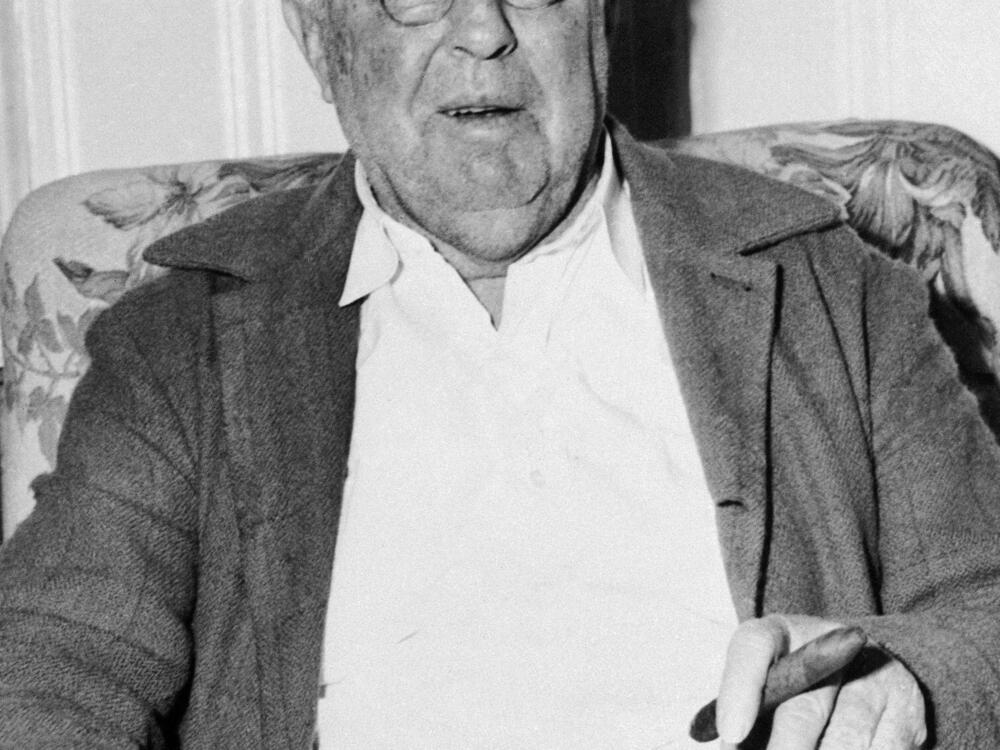 John Lomax, famed collector of American folk songs.