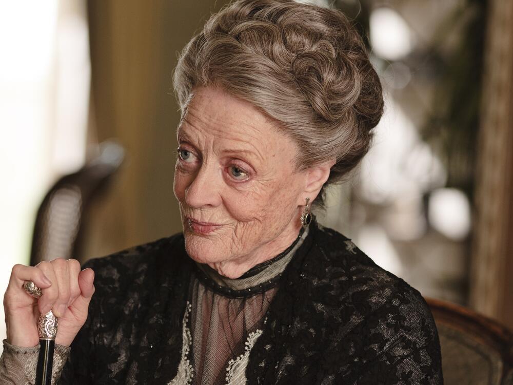 Maggie Smith as Violet, Dowager Countess of Grantham on <em>Downton Abbey.</em>