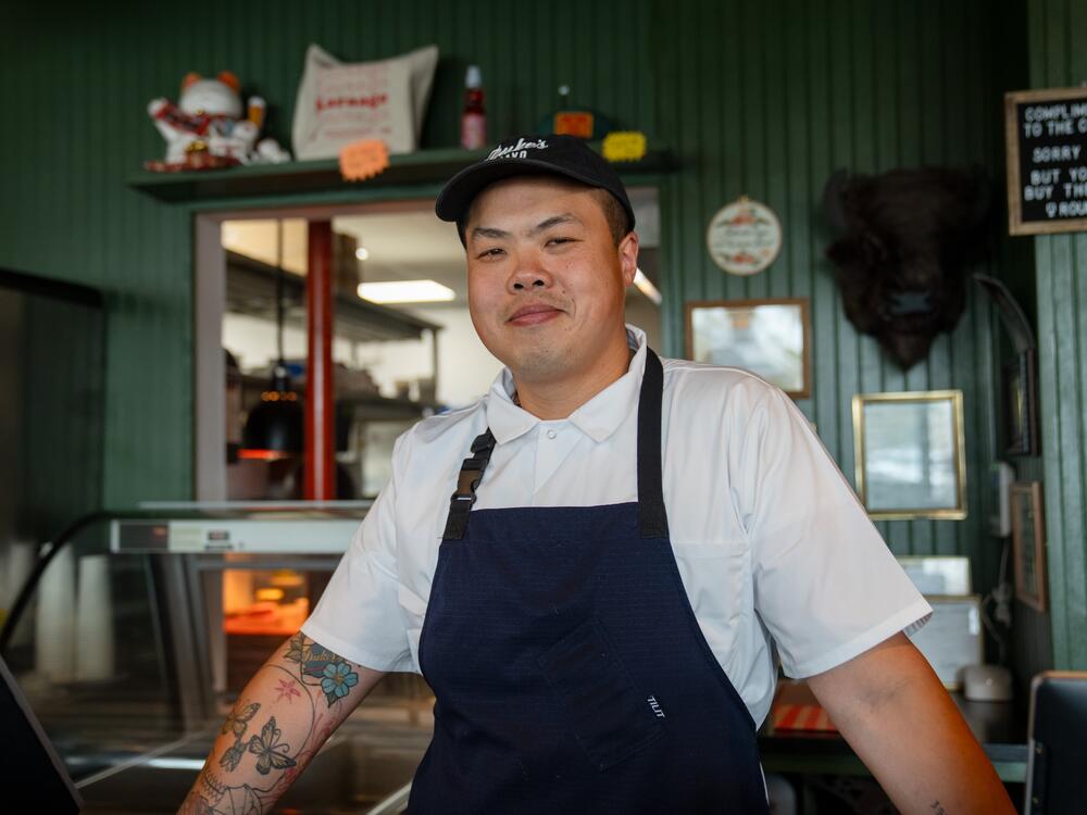Top Chef contestant and restaurant owner Shuai Wang at his restaurant King BBQ in North Charleston, S.C.