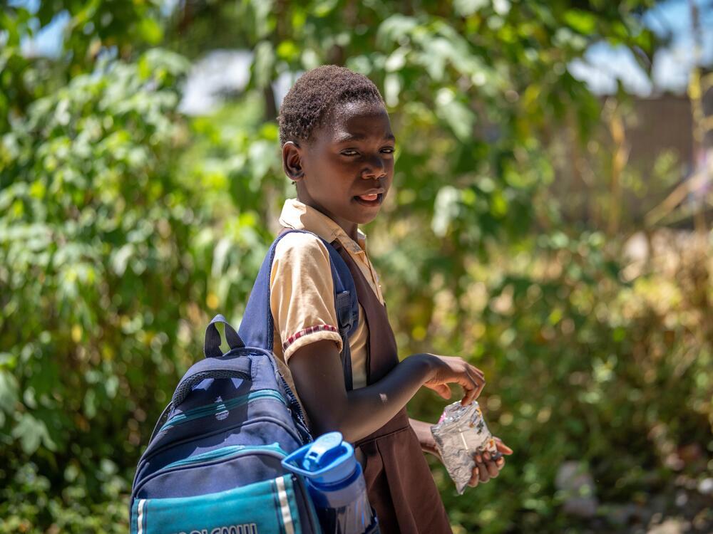 Diana dreams of becoming a doctor, with a white coat and stethoscope, so that she can help care for others.