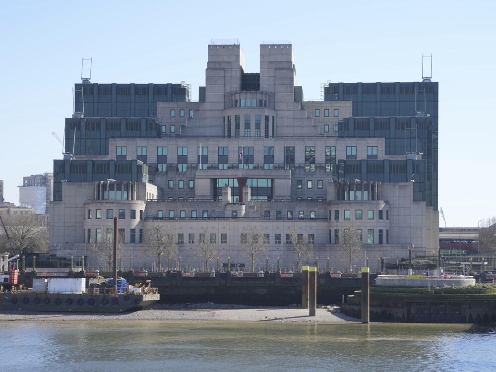 A general view of the headquarters of the Secret Intelligence Service, MI6, in London.