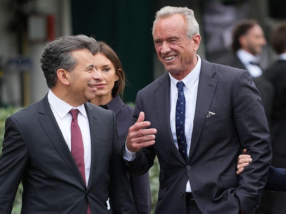 Health and Human Services Secretary Robert F. Kennedy Jr. (R) and Food and Drug Administration (FDA) Commissioner Martin Makary at the White House in May, when Kennedy released a Make America Healthy Again Commission report that blamed the rise in chronic illnesses on ultraprocessed foods, chemical exposures, lifestyle factors and excessive use of prescription drugs.