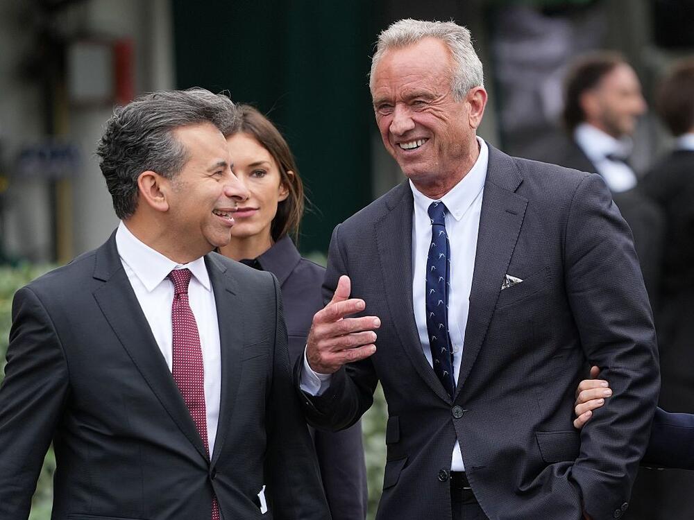 Health and Human Services Secretary Robert F. Kennedy Jr. (R) and Food and Drug Administration (FDA) Commissioner Martin Makary at the White House in May, when Kennedy released a Make America Healthy Again Commission report that blamed the rise in chronic illnesses on ultraprocessed foods, chemical exposures, lifestyle factors and excessive use of prescription drugs.