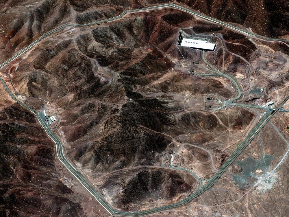 Iran's Fordow Fuel Enrichment Plant is built into a mountainside and seems to be in the business of processing uranium isotopes.