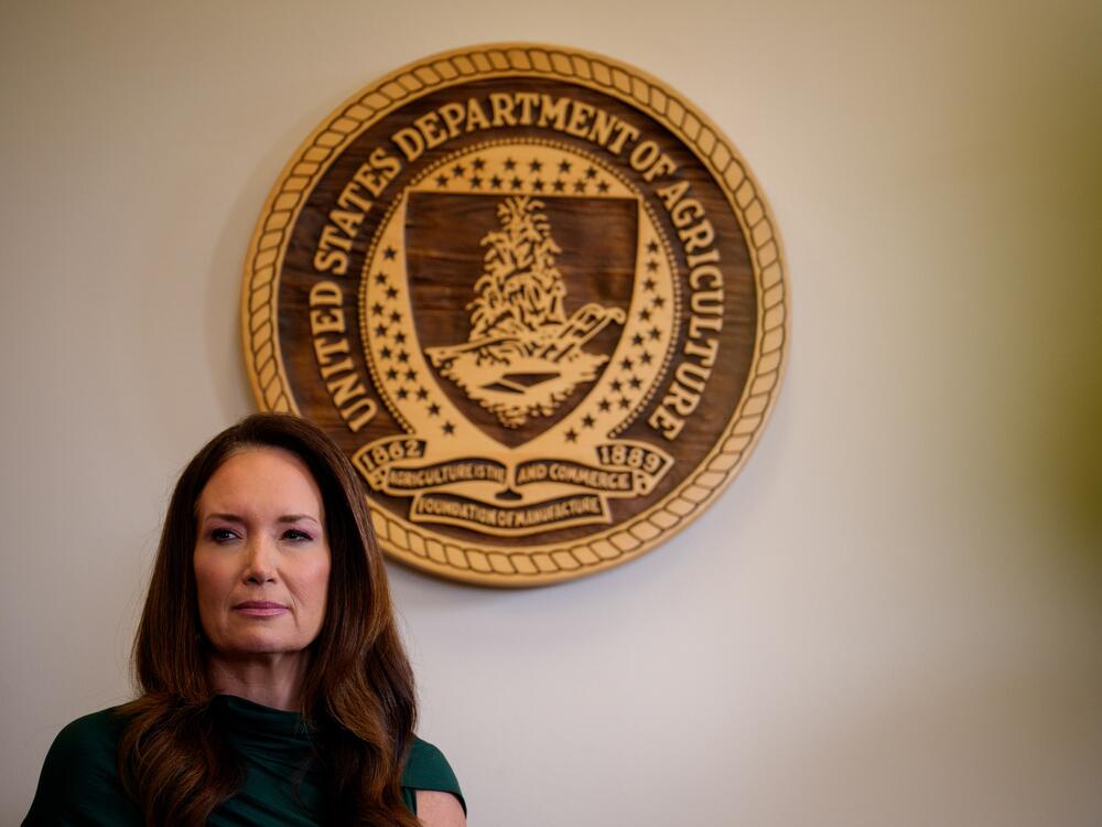 Agriculture Secretary Brooke Rollins during an event in her office on June 10, 2025 in Washington, DC.